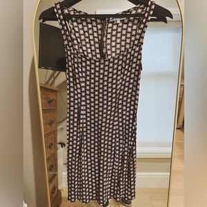 Reformation Noha Geo Print Mini Dress